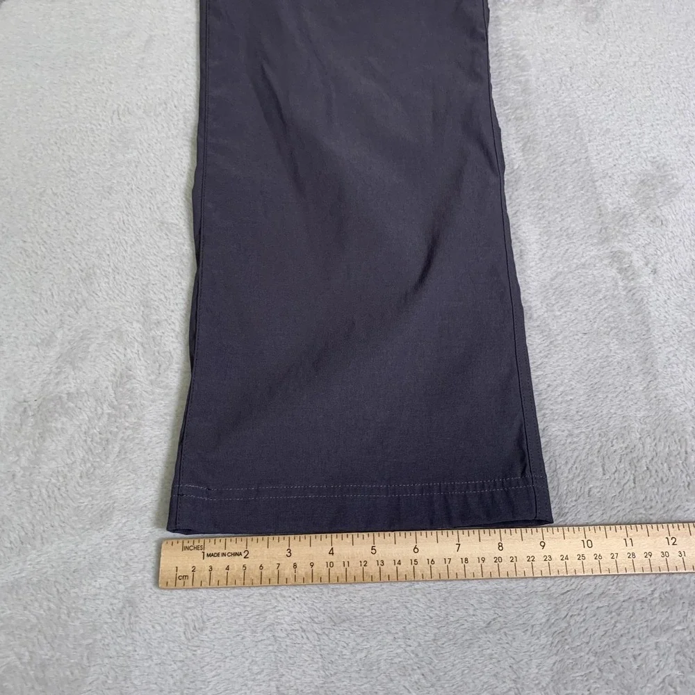 Orvis Pants Mens 40x30 Gray Stretch Hiking Water Repellent Zip Pockets Travel